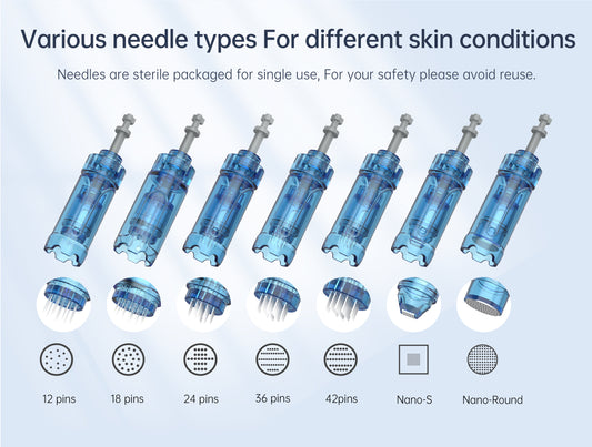 Needle Cartridges for Velvet Microneedling Pen-12,18,24,36,42 pins