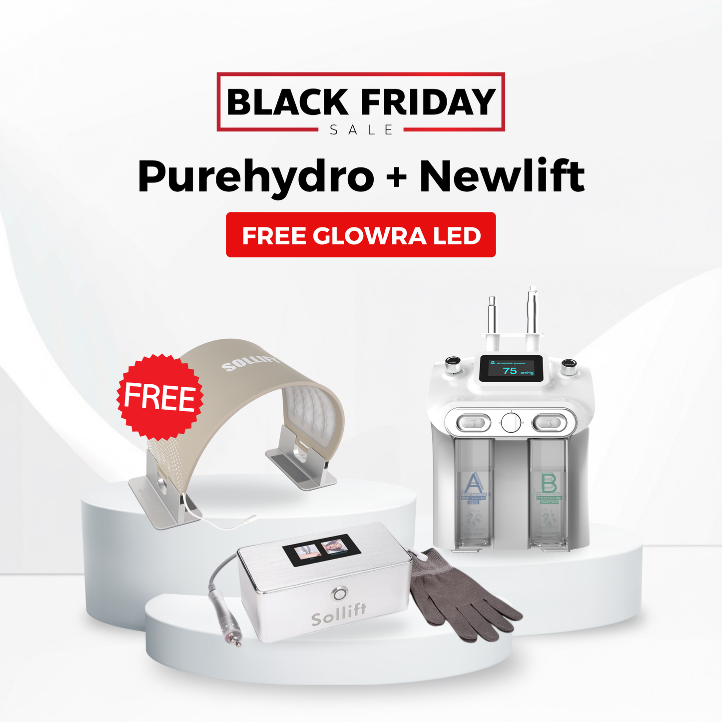 Purehydro + Newlift + FREE Glowra LED Black Friday Special