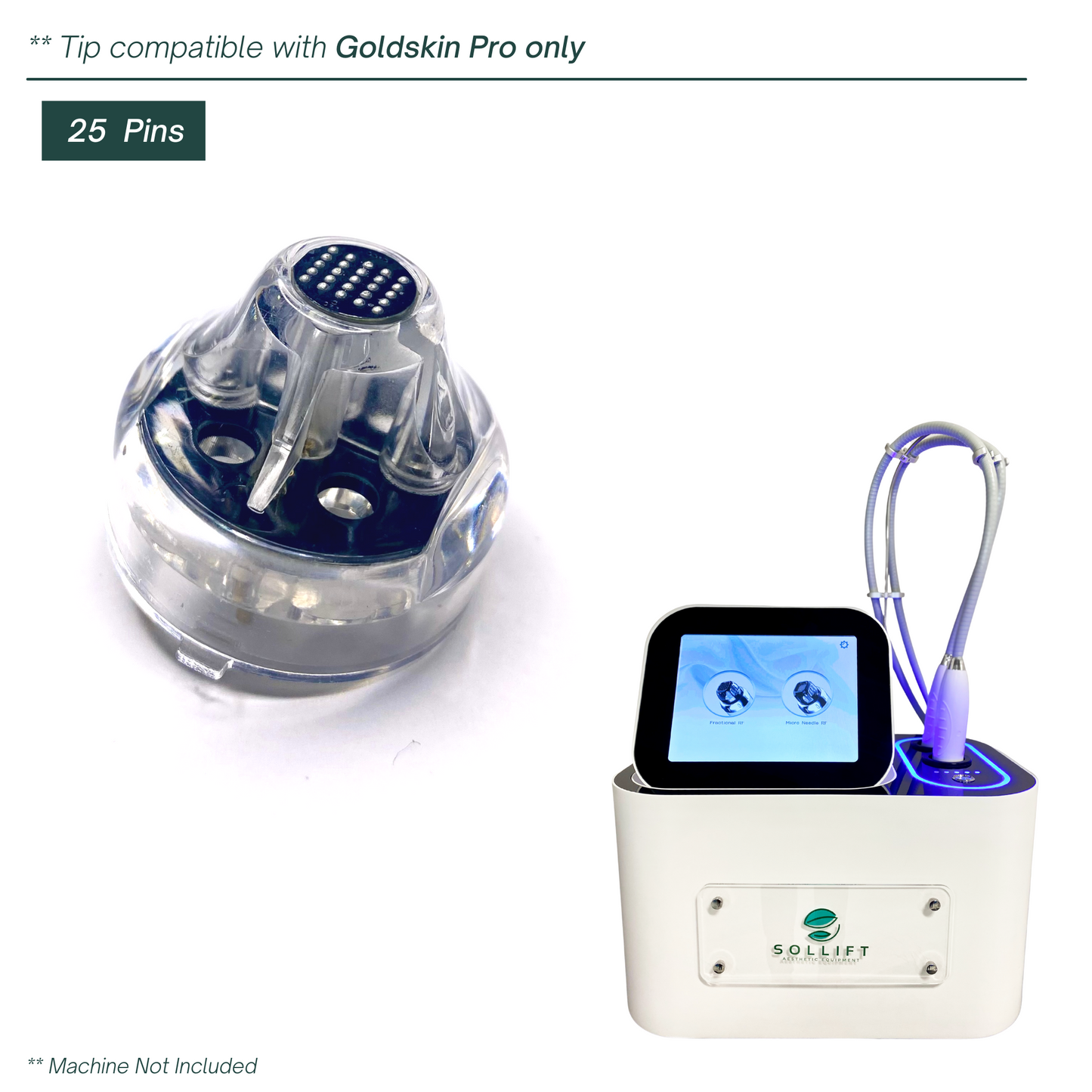 Goldskin PRO Fractional RF F-5x5 Tip