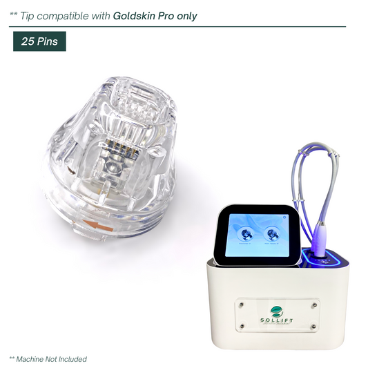 Goldskin PRO Microneedle Insulated RF M-25 Tip