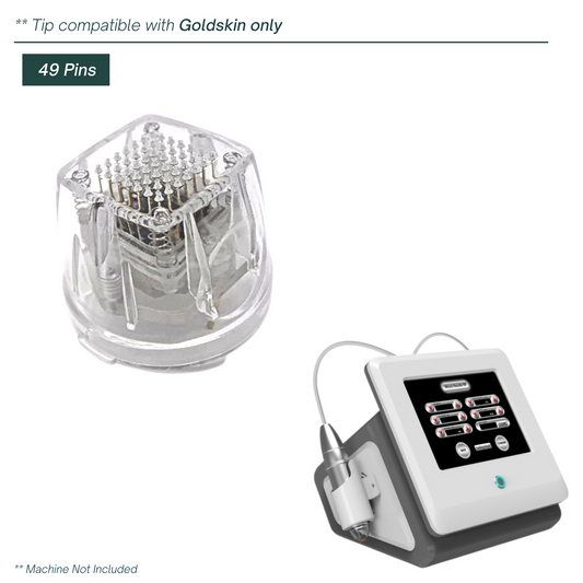 Goldskin Microneedle Non Insulated Disposable Tip with 49 pins