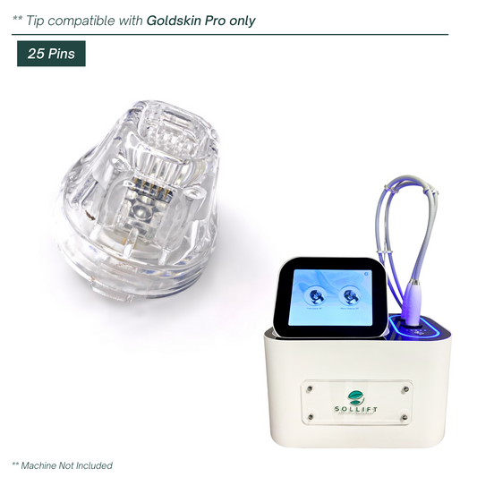 Goldskin PRO Microneedle Non-Insulated RF M-25 Tip