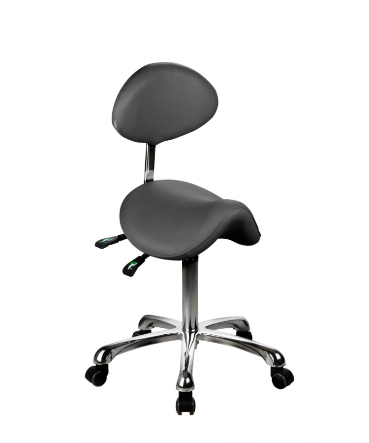Kai Hydraulic Saddle Stool (3 colors)