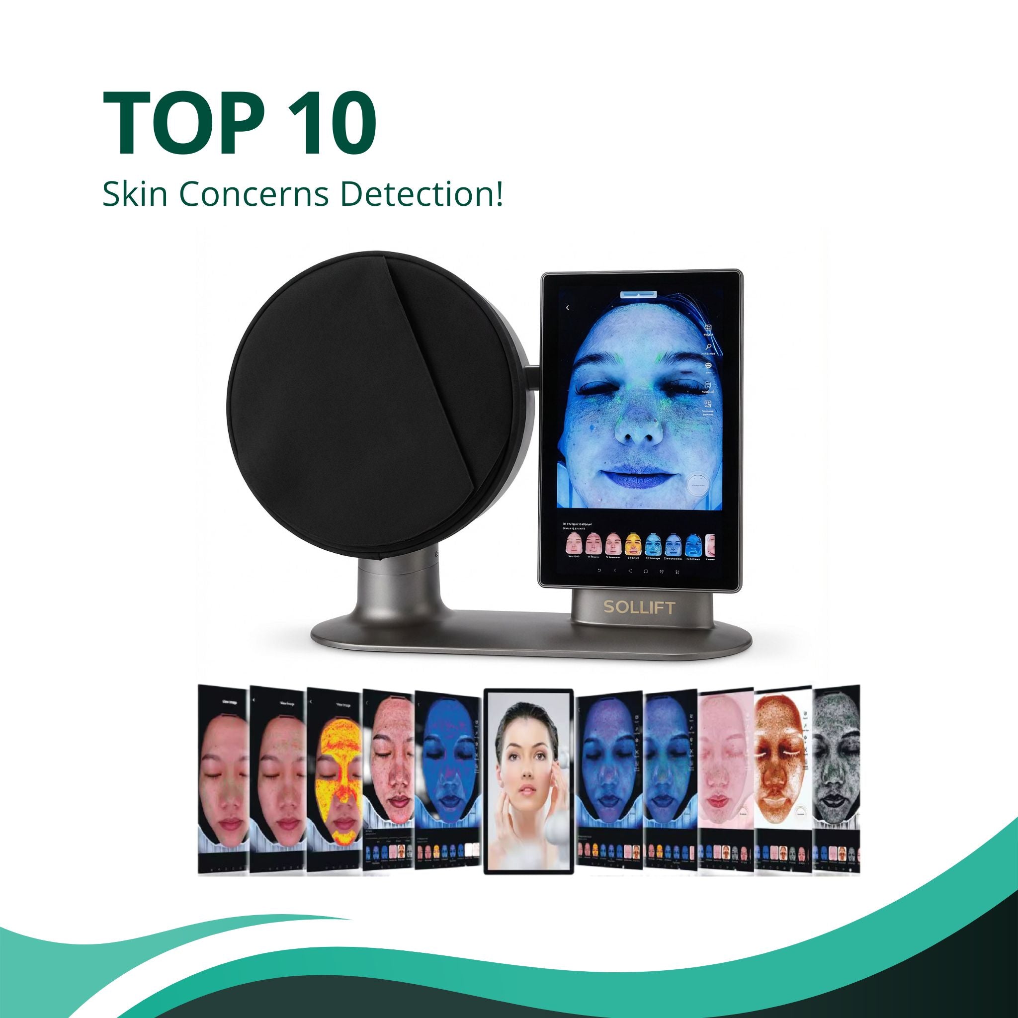 肌質分析マシンBELASSIST SKIN COUNSELING SYSTEM カウンセリングシステム