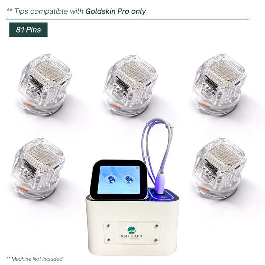Goldskin PRO Microneedle Insulated RF M-81 Set of 5 Tips