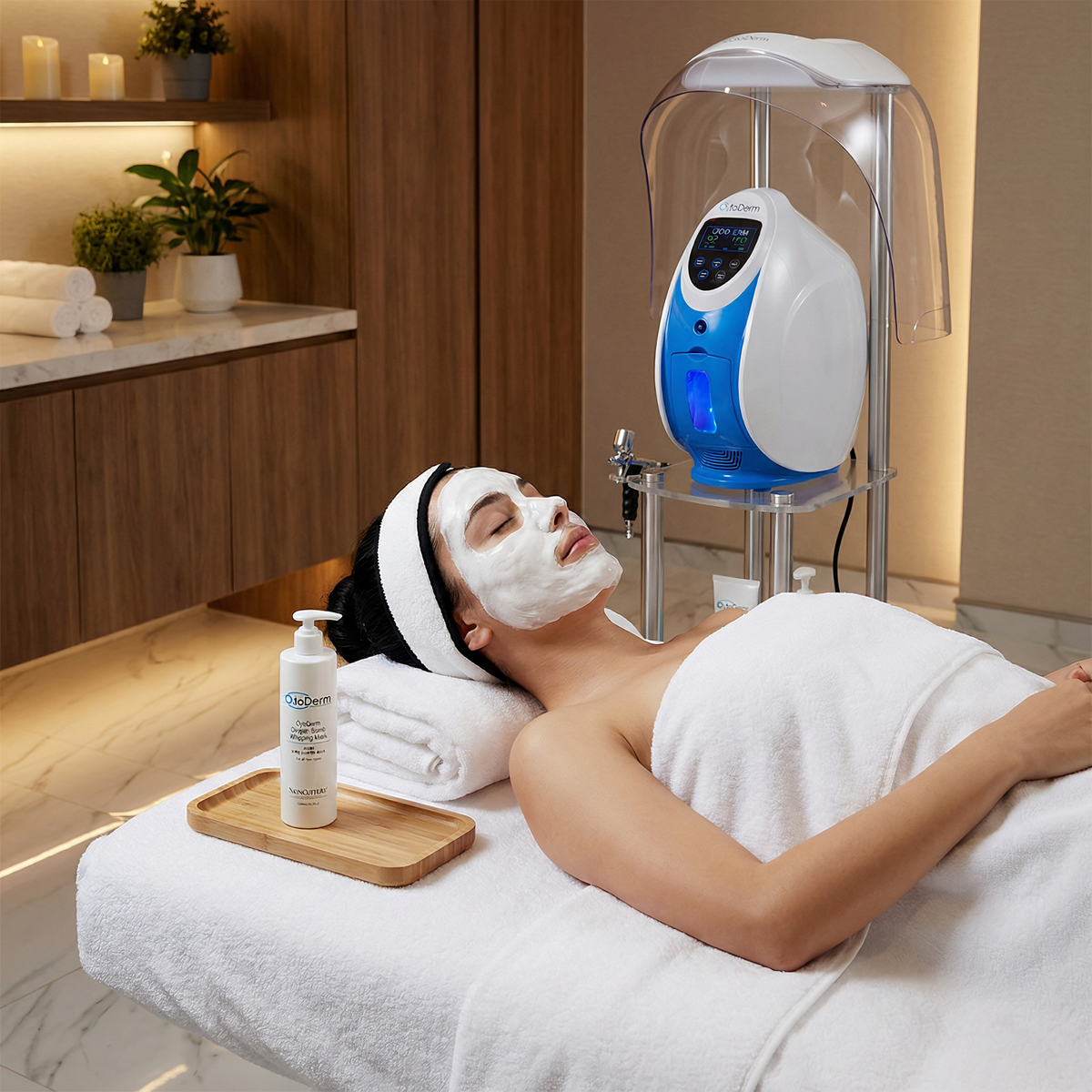 O2toDerm Oxygen + LED Dome (4 Colors)