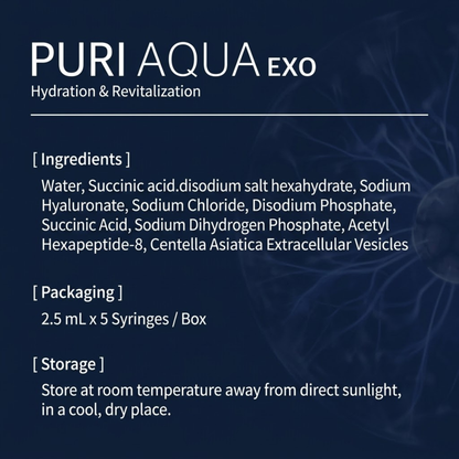 PURI AQUA EXO Exosome + Deep Hydration Skin Booster