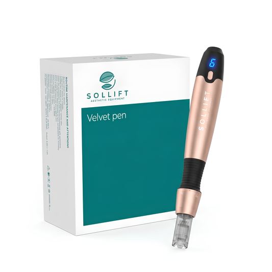 Velvet Microneedling Pen (FDA-Cleared medical grade - CE and Health Canada Approved)