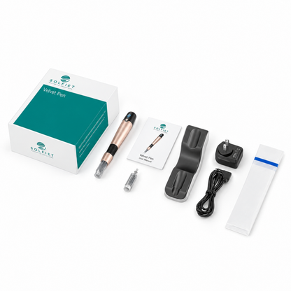 Velvet Microneedling Pen (FDA-Cleared medical grade - CE and Health Canada Approved)