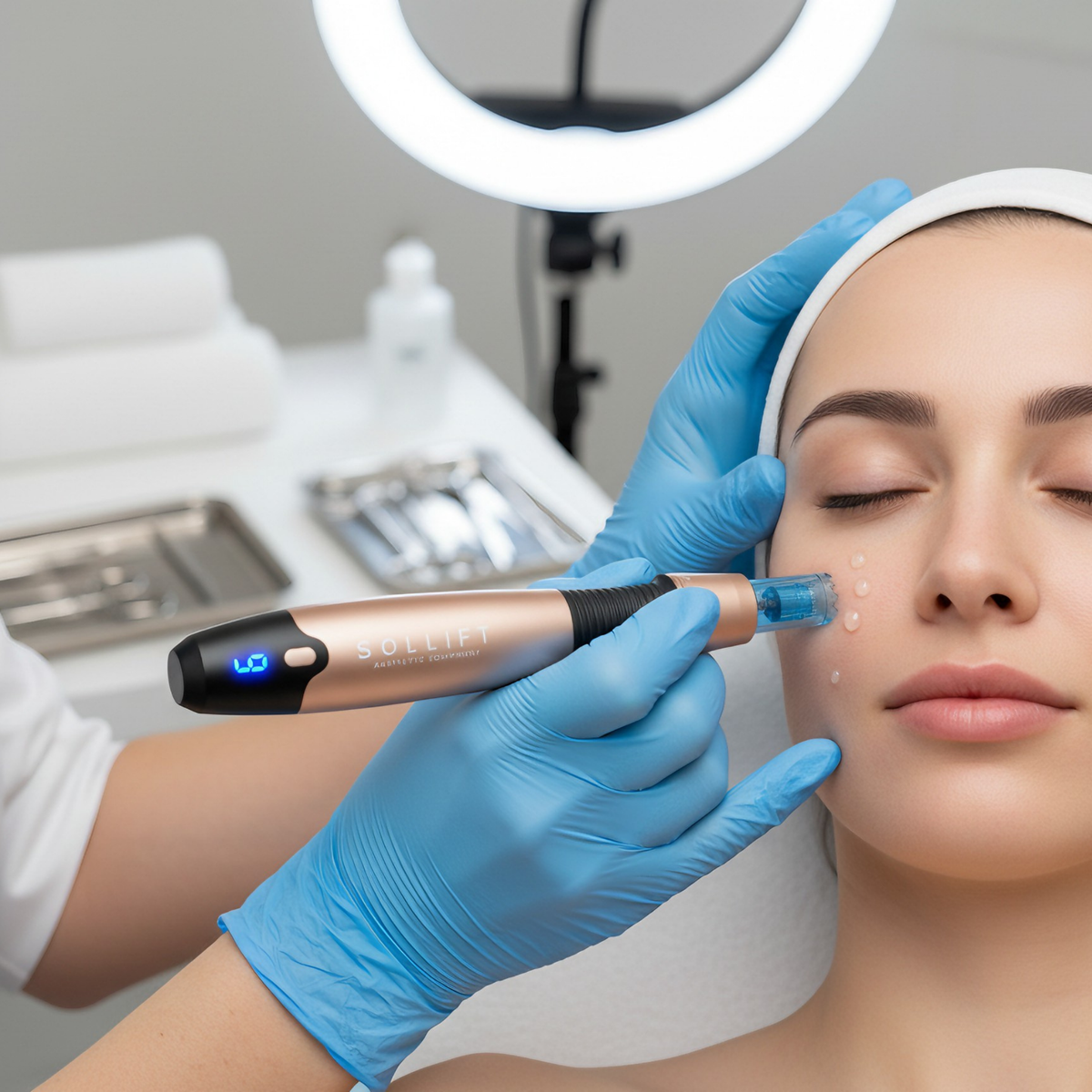 Velvet Microneedling Pen (FDA-Cleared medical grade - CE and Health Canada Approved)