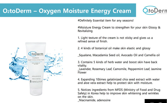 O2toDerm Oxygen Energy Cream Wholesale