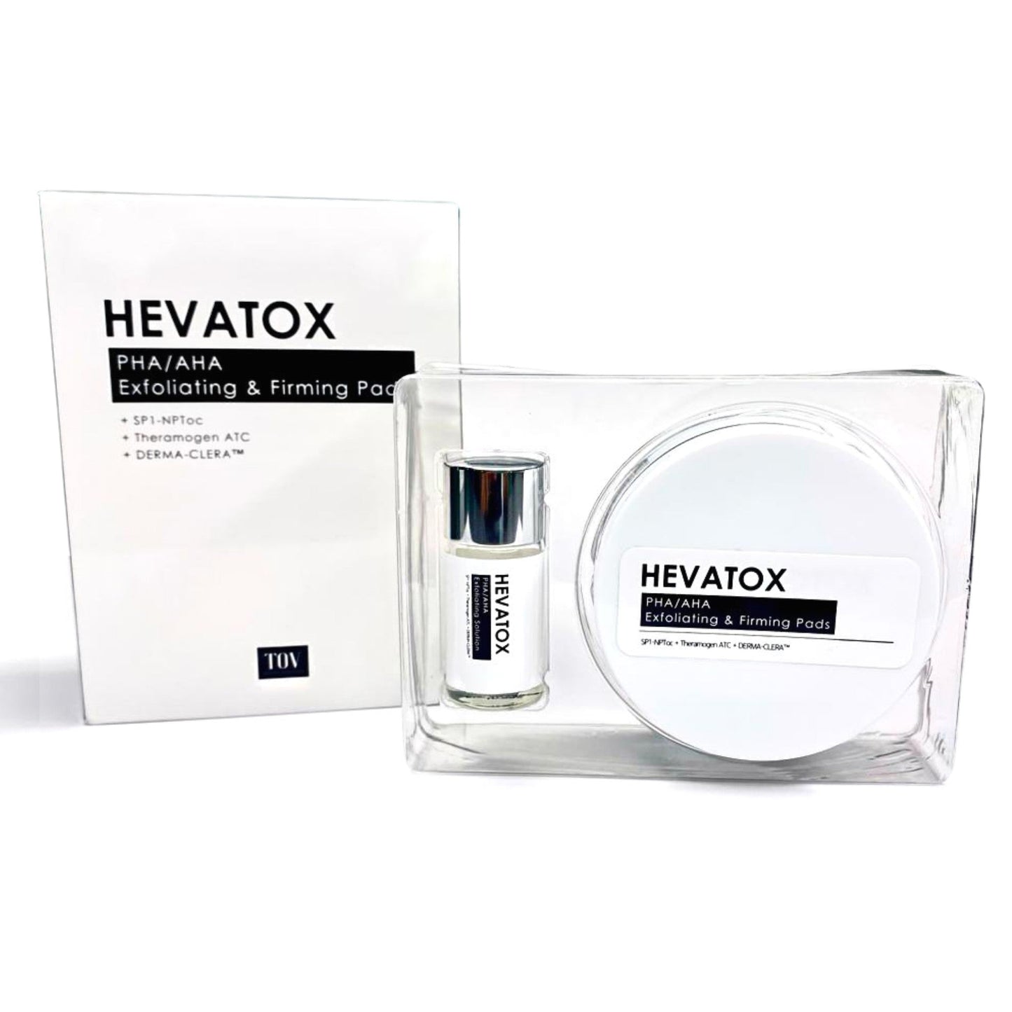 Hevatox Exfoliating & Firming Pads PHA/AHA Wholesale