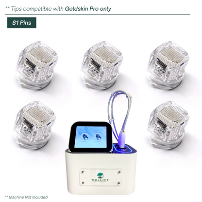 Goldskin PRO Microneedle Non-Insulated RF M-81 Set of 5 Tips